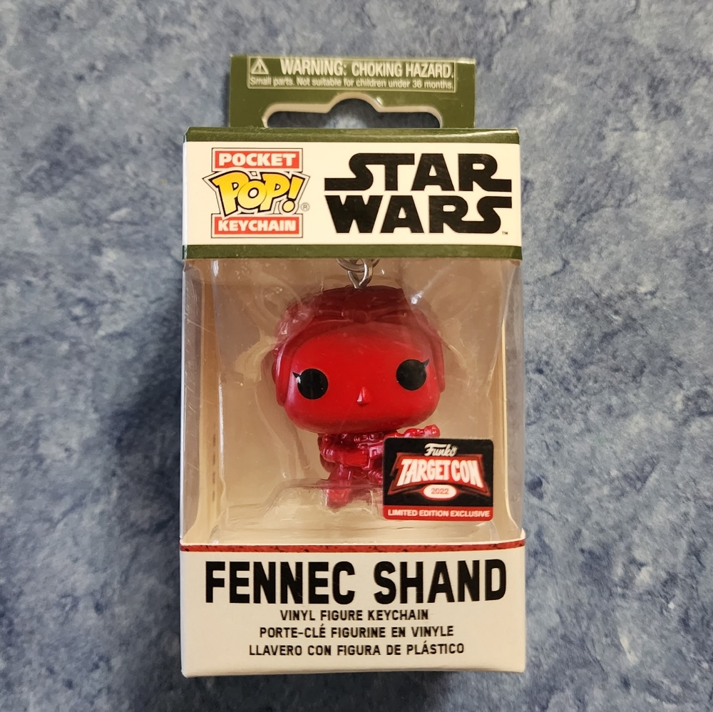 Star Wars The Book of Boba Fett Fennec Shand Funko Pop Keychain - Picture 2 of 7